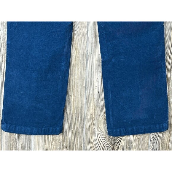 Chadwicks Blue Corduroy Pants 8P (29x27) Elastic Waist Pull On Cotton/Spandex - Picture 4 of 9